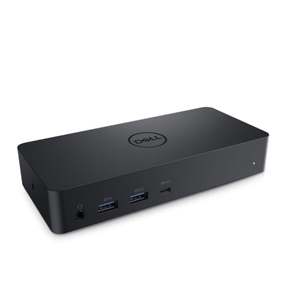 DELL D6000 With USB 3.0 (3.1 Gen 1) Type-C Black - Docking (Wired, USB 3.0 (3.1 Gen 1) Type-C, USB Type-A, USB Type-C, 10,100,1000Mbit / s, Black, 3840 x 2160 pixels)