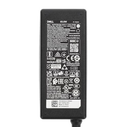 19.5V 3.34A 65W Slim Black Power Adapter with 4.5mm x 3.0mm Pin Size Charger Compatible with Part Numbers 450-AECO 43NY4 MGJN9 G6J41 UK