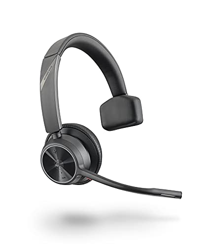 Poly - Voyager 4310 UC Wireless Headset (Plantronics) - Single-Ear Headset with Boom Mic