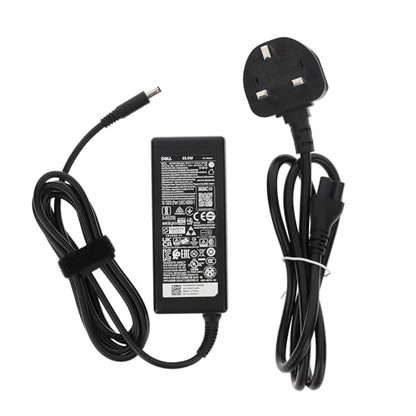 19.5V 3.34A 65W Slim Black Power Adapter with 4.5mm x 3.0mm Pin Size Charger Compatible with Part Numbers 450-AECO 43NY4 MGJN9 G6J41 UK