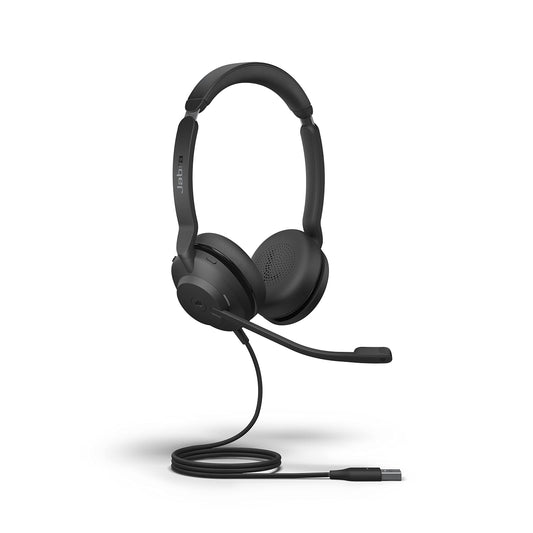 Jabra Evolve2 30 MS Wired Headset, USB-A, Stereo, Black