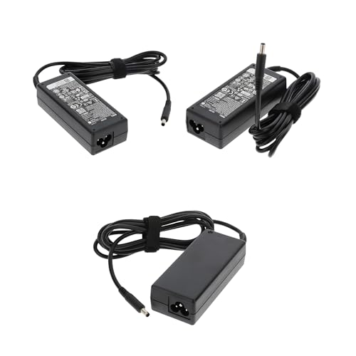 19.5V 3.34A 65W Slim Black Power Adapter with 4.5mm x 3.0mm Pin Size Charger Compatible with Part Numbers 450-AECO 43NY4 MGJN9 G6J41 UK