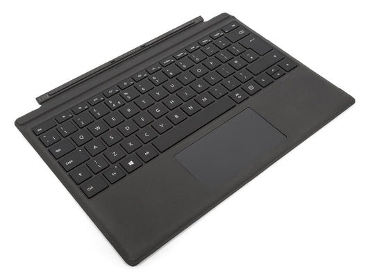 Microsoft Surface Pro Type Cover | Polyurethane Black | Compatible with Surface Pro 7+