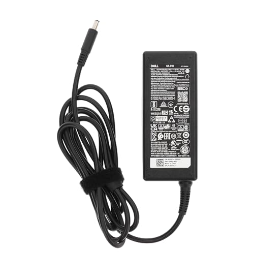 19.5V 3.34A 65W Slim Black Power Adapter with 4.5mm x 3.0mm Pin Size Charger Compatible with Part Numbers 450-AECO 43NY4 MGJN9 G6J41 UK